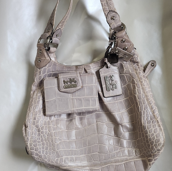 Coach Lilac Alligator purse and Wallet - Picture 1 of 7